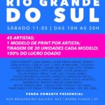 MariMoon Instagram - Hoje a partir das 10h no @ateliebaru aqui em SP, nosso grupo de artistas estarão vendendo prints em apoio ao Rio Grande do Sul. 100% do lucro será doado. 🤍 📍Rua Brigadeiro Galvão 863, Barra Funda Até as 20h, somente hoje e presencialmente. —— Apoio: @sylartemolduras @sulamericamolduras @jbartesgrafica @xequematebebidas @haroldoparanhosneto