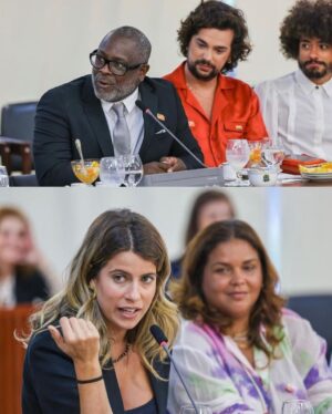 Maria Bopp Instagram - No dia que fez um mês da invasão dos terroristas nas nossas instituições democráticas, eu estive no Palácio do Planalto. Ontem fizemos um primeiro encontro de artistas e influenciadores com Lula pra discutirmos, principalmente, a importância da comunicação do governo nos próximos quatro anos. Falamos como nós, apoiadores do Lula e que temos um alcance grande nas redes, podemos ser pontes para que todas as ações realizadas pelo governo cheguem de fato na população - sendo a maior dificuldade, ainda, o combate às fake news. A real é que a gente não deve deixar a disposição pra conversar com quem pensa diferente da gente só em época de campanha. O “vira-voto” tem que ser todo dia. É cansativo, mas é necessário e ontem foi um dia tão lindo que eu saí com muito gás. Tô pensando numas ideias do que fazer pra deixar essa ponte governo-população mais acessível. Vou tentar estruturar isso melhor e conto pra vcs. Obrigada, @janjalula maravilhosa pelo convite, e obrigada a todos pela troca inspiradora de ontem. Bora nois ♥️