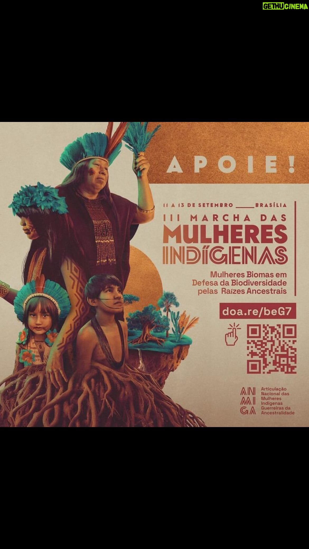 Maria Gadú Instagram - III marcha das mulheres indígenas em Brasilia dos dias 11 a 13 de setembro! . É IMPORTANTE! . É URGENTE!! . COLABORE!!! . ✊🏽APOIE A LUTA DAS MULHERES INDÍGENAS 🏹 a III Marcha das Mulheres Indígenas acontecerá nos dias 11, 12 e 13 de setembro em Brasília, a nossa luta é coletiva, feita em rede tecida por diversas mãos que constroem esse movimento de mulheres. Você também pode ajudar a tecer essa rede, fortalecendo a luta das Mulheres Bioma em defesa da Biodiversidade pelas Raízes Ancestrais. Compartilhe e juntas ecoaremos as vozes das guerreiras da ancestralidade. Doe no link: https://doa.re/beG7 Siga a @anmigaorg e fortaleça a luta das mulheres Indígenas. #3MarchadasMulheresIndígenas #MulheresBiomas #Biodiversidade . Música: @djuenatikuna