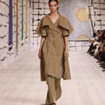 Maria Grazia Chiuri Instagram - 'Aura' is the watchword of the newly-unveiled #DiorCouture Spring-Summer 2024 collection. In it @MariaGraziaChiuri explored the idea that couture, by its very essence, creates clothes that become unique to their wearer and extensions of their identity. With the first look out on the runway, the Creative Director of Dior women's collections also broadened the concept to encompass the aura of the garments themselves, riffing on the identity of the classic trench coat by transposing its form and cotton twill fabric into unexpected iterations.