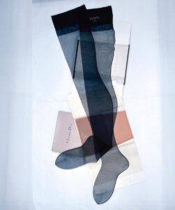 Maria Grazia Chiuri Instagram - Archival research always constitutes an important part of my collections. For this 2025 Dior autumn/winter ready-to-wear collection we were inspired by these stockings from the 1950s, now preserved in the Dior archives and and re-issued for this seasons’ collection featuring some new designs as well as the original. Slide 1 ©️ Sacha Van Dorssen
