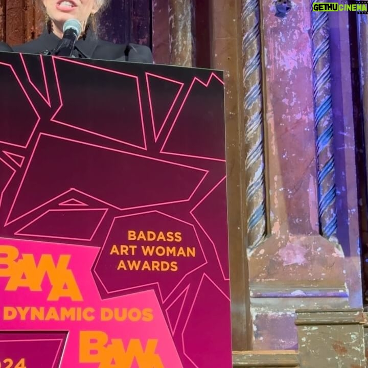 Maria Grazia Chiuri Instagram - I am honoured to receive the Badass Art Woman Awards along with my best friend @KarishmaSwali of @Chanakyainc . This year’s theme was Dynamic Duos and @Karishma and myself, as well as the @Chanakya.School and @Dior have been recognised as models of growth, interaction and collaboration. It has been a true gift to be able to continue to work together with Karishma and to find a way to support women’s education and women’s independence in India and worldwide with @Chanakya.school. I am truly honoured to see that our work over the years is being given such great recognition and I am happy to have the opportunity to work with incredible people like Karishma. This award is dedicated to the school and to the girls and women who attend it. Thank you to @annepasternak for presenting us with the award and to @mspike for being with us ❤️