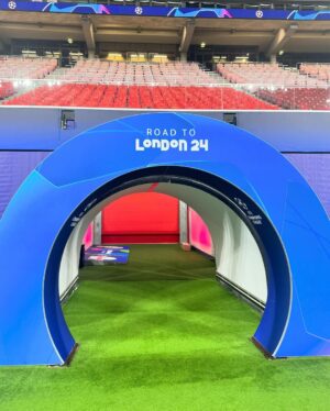 Maria Luisa Jacobelli Instagram - Lipsia - Real Madrid ⚽️
What an atmosphere at Red Bull Arena!⭐️🔥
@sportmediaset @championsleague
