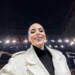 Maria Luisa Jacobelli Instagram - The chaaaaampions ⭐️✨ Milan-Borussia #championsleague San Siro Stadio