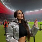 Maria Luisa Jacobelli Instagram - The chaaaampions ⭐️ Last night ⚽️ #UnionBerlinoNapoli @championsleague @sportmediaset Ps. Ultima foto grazie @riccardotrevisani Olympiastadion Berlin