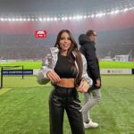 Maria Luisa Jacobelli Instagram - The chaaaampions ⭐️ Last night ⚽️ #UnionBerlinoNapoli @championsleague @sportmediaset Ps. Ultima foto grazie @riccardotrevisani Olympiastadion Berlin