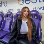 Maria Luisa Jacobelli Instagram - Semifinals 1/2 @acffiorentina 💜 @atalantabc 🖤💙 @sportmediaset Stadio Artemio Franchi
