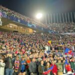 Maria Luisa Jacobelli Instagram - 𝑵𝑬𝑿𝑻 𝑹𝑶𝑼𝑵𝑫: FC Barcelona! 🔵🔴🇪🇸 Barcellona Napoli what a match 🔥 @sportmediaset @championsleague @fcbarcelona @officialsscnapoli Estadi Olímpic Lluís Companys