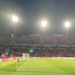 Maria Luisa Jacobelli Instagram - 𝑵𝑬𝑿𝑻 𝑹𝑶𝑼𝑵𝑫: FC Barcelona! 🔵🔴🇪🇸 Barcellona Napoli what a match 🔥 @sportmediaset @championsleague @fcbarcelona @officialsscnapoli Estadi Olímpic Lluís Companys