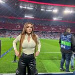Maria Luisa Jacobelli Instagram - 𝗡𝗘𝗫𝗧 𝗥𝗢𝗨𝗡𝗗: FC Bayern! 🔴🇩🇪 Swipe to see Allianz Arena on 🔥 #bayernmonacolazio @sportmediaset @championsleague @fcbayern @official_sslazio