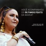 Maria Rita Instagram - Carnaval está chegando, nação bacanuda! Vamos esquentar relembrando os sambas que a patroa gravou em parceria? #EMR 📸 @betojpeg @wtliveoficial @_mediak #PraTodosVerem Carrossel com uma capa com foto de Maria Rita no palco vestida de branco e o texto Você acompanhou os últimos feats da Maria? Passa pro lado para se atualizar. A partir da segunda tela temos vídeos de Maria Rita cantando em diferente momentos junto com outros artistas e os textos Coral de Anjos com Dedé Paraízo Você Me Venceu com Marquinhos Sensação Pra Que Viver Assim com Os Prettos Fascinação com Thiaguinho Por vezes com Thiaguinho Canção Da Erê Dela com Teresa Cristina