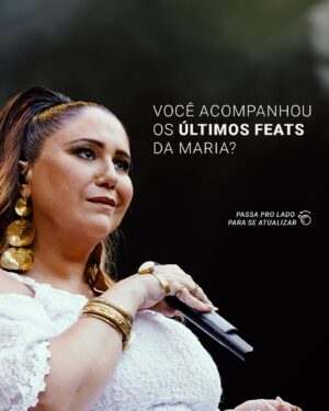 Maria Rita Instagram - Carnaval está chegando, nação bacanuda!

Vamos esquentar relembrando os sambas que a patroa gravou em parceria?

#EMR

📸 @betojpeg @wtliveoficial @_mediak 

#PraTodosVerem Carrossel com uma capa com foto de Maria Rita no palco vestida de branco e o texto Você acompanhou os últimos feats da Maria? Passa pro lado para se atualizar. A partir da segunda tela temos vídeos de Maria Rita cantando em diferente momentos junto com outros artistas e os textos
Coral de Anjos com Dedé Paraízo
Você Me Venceu com Marquinhos Sensação
Pra Que Viver Assim com Os Prettos
Fascinação com Thiaguinho
Por vezes com Thiaguinho
Canção Da Erê Dela com Teresa Cristina
