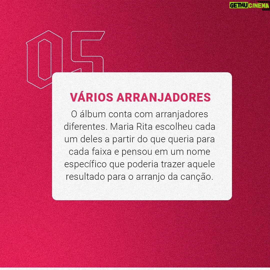 Maria Rita Instagram - Há 6 anos, era lançado #AmorEMúsica, que revelou sucessos que a gente ama, como “Reza” e “Cadê Obá”. Quantas dessas curiosidades você já sabia? #EMR #PraTodosVerem as imagens possuem texto alternativo.