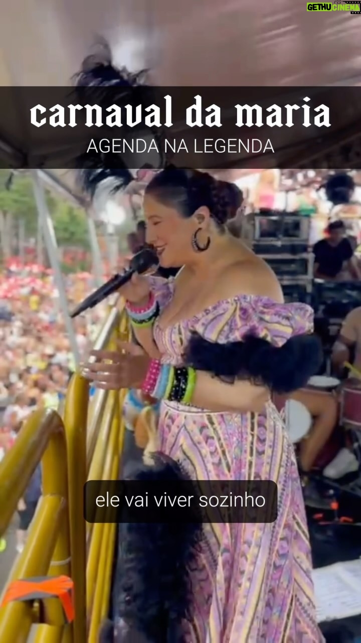 Maria Rita - 10.9K Likes - Se liga na agenda de Carnaval da patroa e já marca aqui nos comentários quem vai curtir com você ao som da MR:
10.02 Teresina (PI)
11.02 Rio de Janeiro – Folia Tropical (Camarote)
12.02 Rio de Janeiro – Portela (Camarote)
13.02 Fortaleza (CE)
17.02 Rio de Janeiro – Camarote Arara (participação no show do Pretinho da Serrinha)
#EMR