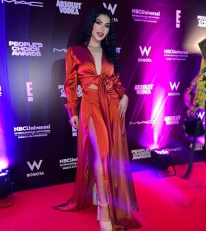 Mariana Ávila Instagram - Alfombra roja de los #peoplechoiceawards ✨✨ @eonlinelatino @peopleschoice