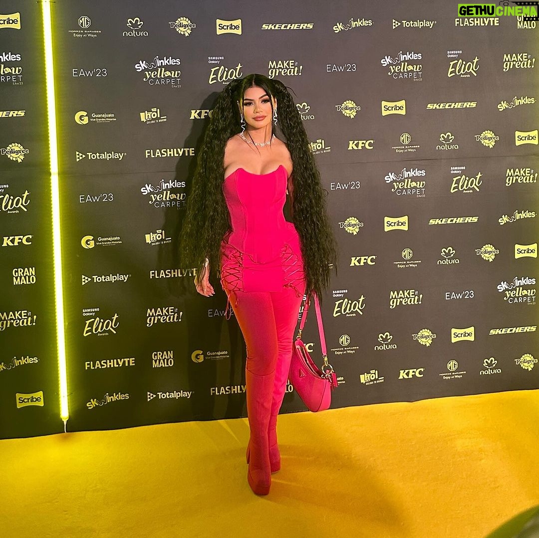 Mariana Ávila Instagram - Hoy vamos por ese premio de Líder digital en los @eliotmedia ✨gracias por tomarnos en cuenta en la nominación más importante del evento ❤️ #eliotawards2023