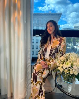 Mariana Treviño Instagram - LA press days :) ☀️
@amancalledotto 💕

@gucci 
Styling: @josepe_luis