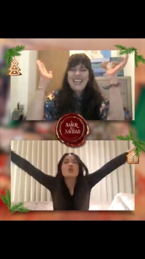 Mariana Treviño Instagram - La maravillosa Mariana Treviño y yo nos aventamos un clavado en el baul de los recuerdos Navideños, justo a tiempo para el estreno de #ElSaborDeLaNavidad, disponible ya en #VIX.

The wonderful Mariana Treviño and I go down Christmas memory lane just in time for the premiere of #ElSaborDeLaNavidad, available now at @vix