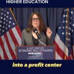Marianne Williamson Instagram - Tuition free access to higher education is a path to greater prosperity, and to self actualization. It is necessary for the functioning of a vital democracy. #Marianne2024 Full 21st Century Economic Bill of Rights at the link in bio.