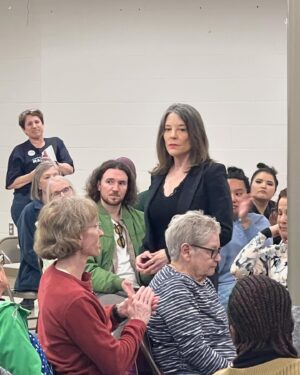 Marianne Williamson Instagram - There is no platform for political conversation like a Presidential campaign. The hours I spent talking to eager, decent, intelligent people - so noble when called to be and so willing to make a change - put a light in my heart that will illumine my life forever. How I hope those experiences did the same for them. We didn’t just talk. We shared dreams and reflections of a better world. In the end, how very grateful I am. Despite the ugliness of modern politics, for those hours, and for those experiences, I would do it all again.