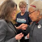 Marianne Williamson Instagram - There is no platform for political conversation like a Presidential campaign. The hours I spent talking to eager, decent, intelligent people - so noble when called to be and so willing to make a change - put a light in my heart that will illumine my life forever. How I hope those experiences did the same for them. We didn’t just talk. We shared dreams and reflections of a better world. In the end, how very grateful I am. Despite the ugliness of modern politics, for those hours, and for those experiences, I would do it all again.