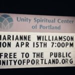 Marianne Williamson Instagram – Blessed to have U.S. Presidential candidate @mariannewilliamson with us for the past couple of days.  As always, she tells it like it is, like no other.  Another standing ovation, per usual 👏👏. To continue to share her messaging, she is continuing on campaign trail in states where she’s on the ballot.  Her voice matters, and  if we can collectively support her receiving 15% of vote in the Oregon, New Mexico, Idaho, Kentucky, or Wyoming, primaries in May, she would qualify for delegates at Democratic convention.  I just registered to vote (for her) in Oregon 💥! #mariannewilliamson #2024presidentialcandidate #oregonprimary