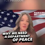 Marianne Williamson Instagram - We play war games, and we should also play peace games. We have armies of military personnel, and we should also have armies of peace builders. We need to imagine our world without war 100 years from now and reverse engineer from there. #Marianne2024 Read my full plan for a Department of Peace in the Linktree or on Marianne2024.com.