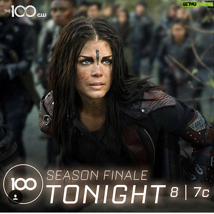 Marie Avgeropoulos Instagram - TONIGHT . #the100 #seasonfinale #warriors @cw_the100 @thecw @warnerbrosentertainment