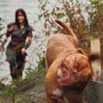 Marie Avgeropoulos Instagram – This was the only way #Bloodriena showered ….. #the100 @mybestfriendchewy #setdog #filmlife #nicelipsbro 💋