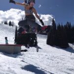 Marie Avgeropoulos Instagram – Cruising into the weekend like …. @311 @gnusnowboards @sandboxland @holden_outerwear #snowboarding #yas #girlswhoshred 🥴💃🏻🏂