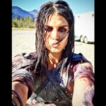 Marie Avgeropoulos Instagram – In the name of #the100 season 5 premiere today , here’s a lip lock from the sometimes lovely, mostly deadly , and always transforming Octavia . @cw_the100 @warnerbrostv #octaviablake