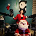 Marie Avgeropoulos Instagram - Rocking into the Xmas spirit be like 🥁❤️ Happy Holidays my friends 💋