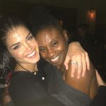 Marie Avgeropoulos Instagram - Two on and off screen snaps with this powerhouse woman ! @adinaporter Tough as nails with a heart of gold . Glad you’re on my ride or die list . . . . . . . . . . . . #the100 #octavia #indra #actors #friends #rideordie #pals #BTS