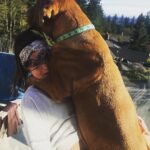 Marie Avgeropoulos Instagram – His devastating reaction when I told him he just gained a few more LBS …. @mybestfriendchewy #dogsofinstagram #woof