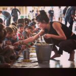 Marie Avgeropoulos Instagram - We all know importance of good nutrition & education. Before girls even begin to learn with #FFLV in Rural India , they have to be able to feel safe in their learning environment while not suffering from malnutrition ….this process can take weeks. Getting educated is only a small part of what @fflvindia provides to these girls - to see what you can do to help - you can click ⬆️ LINK IN BIO⬆️ #shemustcount on YouTube to see the documentary journey I went on with these fantastic females .