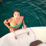 Marie Avgeropoulos Instagram - When you think you’re being baptized in 400 ft of #lakesuperior water but it’s actually just cold AF 😳 #greatlakes #canadiangirls #homesweethome #ThunderBay
