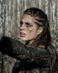 Marie Avgeropoulos Instagram - Showing my vaccine passport everywhere I go be like …. 🤦🏻‍♀️” I swear I have no symptoms ! “ . . . . . . . . #vaccinated #letsendthisthisthing #octavia #the100 #warrior