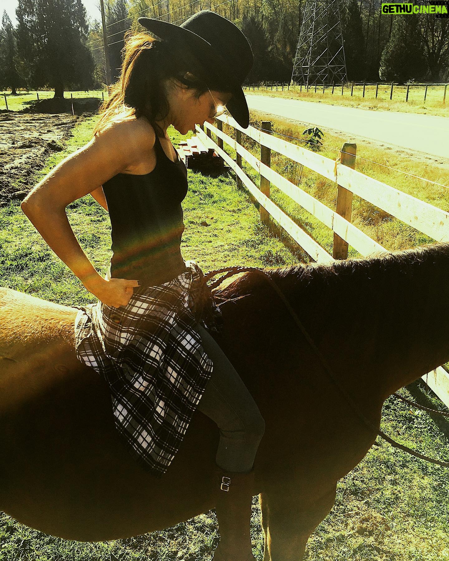 Marie Avgeropoulos Instagram - Pony up or get the 🤬 out #rideordie #horsegirls #giddyup #🖤#bareback