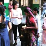 Marie Avgeropoulos Instagram – Giving back . #FFLV distributes food to hundreds of underprivileged families in the community everyday , even if they don’t attend the school . All part of the wonderful programs run by #fflv #shemustcount #endpoverty #womenempowerment @fflvindia
