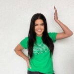 Marie Avgeropoulos Instagram - . Check out our new #SheMustCount limited edition T-shirt! Available in red, green, and purple. Proceeds from purchases benefit @fflvindia. ⭐️💚 Click the link in our bio to shop now and help a great cause. FFLV educates poor girls in Vrindavan, empowering them to transform their lives and communities through a service-oriented approach committed to integrity and excellence. 📸 💄 by @novakaplan. #Storytellers #EducatedNotTrained #FFLV #GirlsEducation #EducationisPower #EndChildMarriage