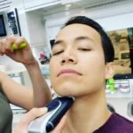 Marie Avgeropoulos Instagram – That time we did a toothbrush and a shave very early AM  on set and I drooled all over myself and ruined the talented makeup depts artistry ! Whoops. Right . That’s why we brush over the sink . 🙄 Duh. Miss ya @shannonkook thanks for the childhood story and the 5AM chuckle #the100