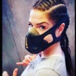 Marie Avgeropoulos Instagram – BTS on #the100 when Octavia wore a mask . Marie does too ! Mask up and protect yourselves and others my friends. Yup, just referred to myself in the third person . #wearamask #masks #duh