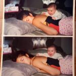 Marie Avgeropoulos Instagram - 19 years ago , Toodie was a wee thing trying to wake up auntie her Auntie Ree. To this day, my lovely niece of mine, I’m not a morning person. 😴#wheniwas14 #nowshesapplyingforuniversity 😳#timeflies #throwback @victoriadarosa