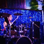 Marie Avgeropoulos Instagram - Throwing down the beats makes my ❤️ skip 1 too ! 🥁Miss this kit I put together over the years - sadly , it got stolen . At least #the100 band won the competition that year in battle of the bands ! GOOOO Primfaya ! . . . . . . . #girlswhoplaydrums #rock #rockandroll #music #beats #drums #the100 #bandlife #music #karma #asshole