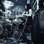 Marie Avgeropoulos Instagram - It’s a place where I can hit shit . As hard as I can . Nobody gets hurt . It’s the opposite actually. People heal. And it sounds f-ing cool. That’s what I call a healthy hobby. #girlswhoplaydrums