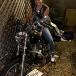 Marie Avgeropoulos Instagram - Uncovered my 94 Harley Davidson 12cc sportster and she’s still kickin , just needs a bath and tune up . Let’s go ! Thanks @iameddieperez for being the best bike babysitter ever . Who’s coming ?! . . . . . . #harleydavidson #harleygirls #girlswhoride #brap #2wheels