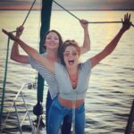 Marie Avgeropoulos Instagram - To the women that don’t take my $hit.... but also inspire the $hit outta me .... #thanks #women #friendship #mentors #teachers #thunderbay #canadiangirl #sailing #lakesuperior #greatlakes