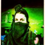 Marie Avgeropoulos Instagram - Behind the scenes shot, shifting sands #the100 ......because sand in your mouth is crunchy . #yuck
