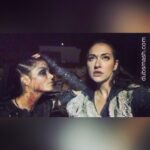 Marie Avgeropoulos Instagram - No comment required . ESP by you @tasyateles 🙄 you will forever have a space In my 🖤 in the annoying department . #dubsmash #throwback #2016 #bertandernie #sesemestreet #buds #the100 #octaviablake #echo