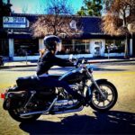 Marie Avgeropoulos Instagram – My kinda way to social distance .  Ride a big hog . Get your mind out of the gutter . #harleydavidson #girlswhoridemotorcycles #socialdistancing